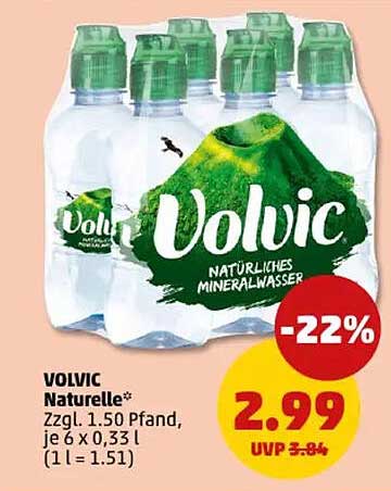 VOLVIC Naturelle – Natürliches Mineralwasser