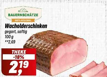 Wacholderschinken - 100% regional, saftig und schmackhaft