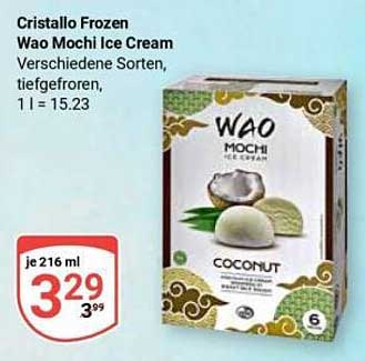 Wao Mochi Ice Cream - Kokosnuss 216 ml