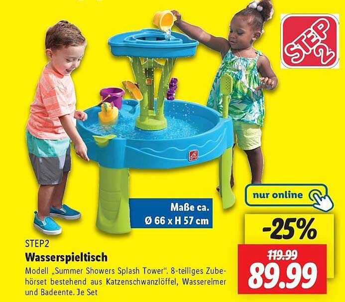 Wasserspieltisch Modell „Summer Showers Splash Tower“
