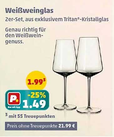 Weißweinglas 2er-Set aus exklusivem Tritan-Kristallglas