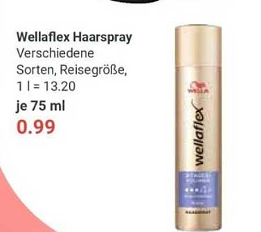 Wellaflex Haarspray - verschiedene Sorten, Reisegröße, je 75 ml