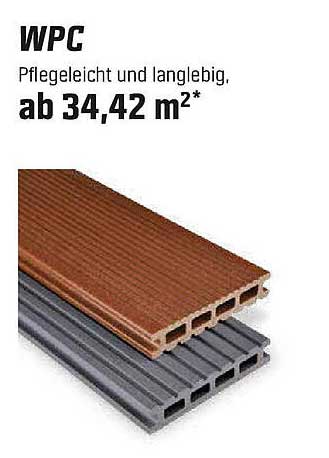 WPC - Pflegeleicht und langlebig, ab 34,42 m²*