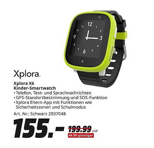 Xplora X6 Kinder-Smartwatch