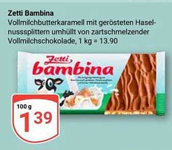 Zetti Bambina Vollmilchbutterkaramell mit gerösteten Haselnussplittern