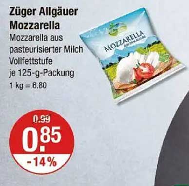 Züger Allgäuer Mozzarella
