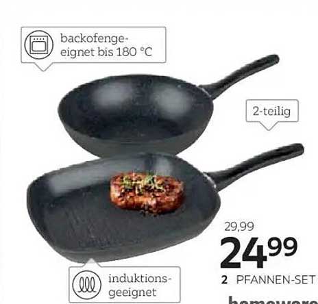 2-teiliges Pfannen-Set von homeware