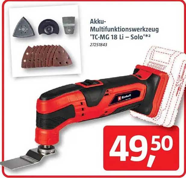 Akku-Multifunktionswerkzeug 'TC-MG 18 Li – Solo'
