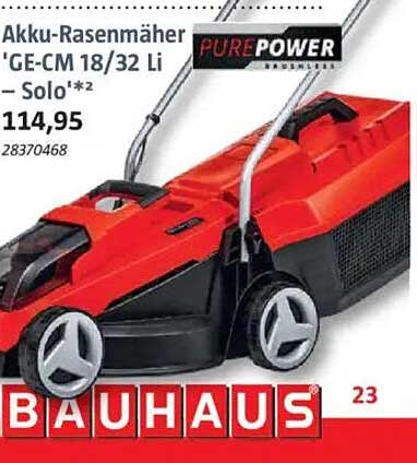 Akku-Rasenmäher 'GE-CM 18/32 Li – Solo'**2