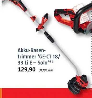 Akku-Rasentrimmer 'GE-CT 18/33 Li E – Solo'