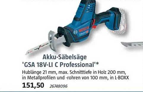 Akku-Säbelsäge 'GSA 18V-LI C Professional'*