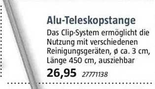 Alu-Teleskopstange