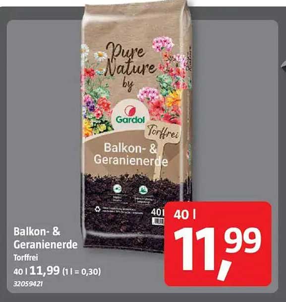 Balkon- & Geranienerde - Torffrei