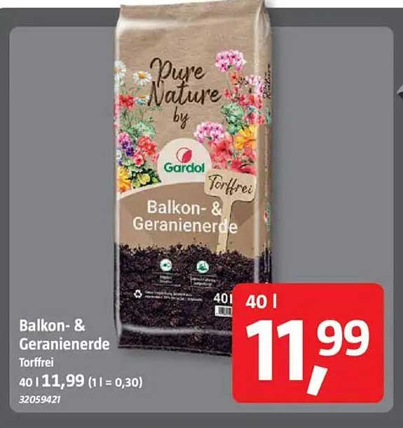 Balkon- & Geranienerde - Torffrei