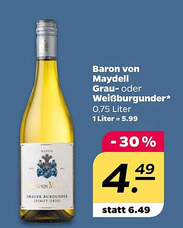 Baron von Maydell Grau- oder Weißburgunder 0,75 Liter