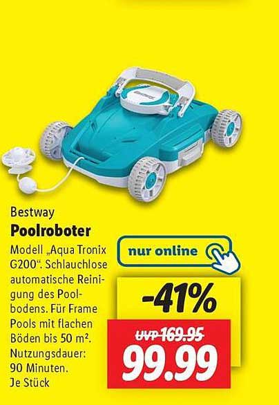 Bestway Poolroboter Modell „Aqua Tronix G200“