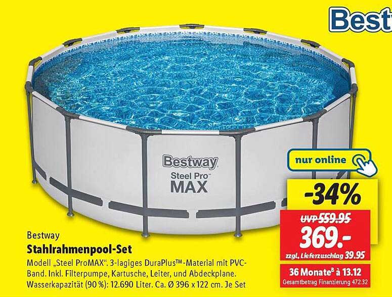 Bestway Stahlrahmenpool-Set