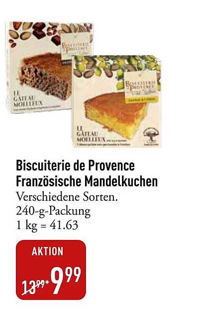 Biscuiterie de Provence Französische Mandelkuchen - verschiedene Sorten