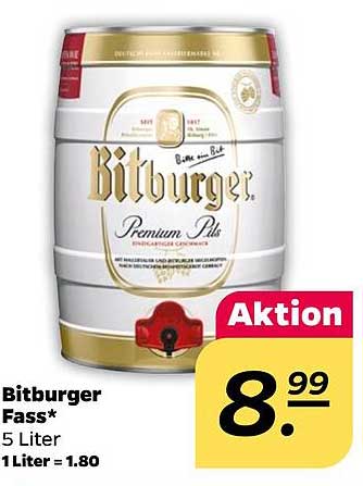 Bitburger Fass 5 Liter