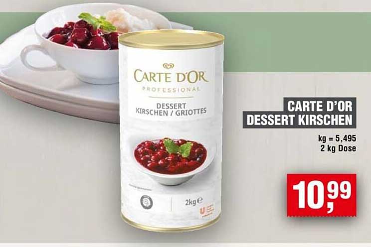 CARTE D'OR DESSERT KIRSCHEN