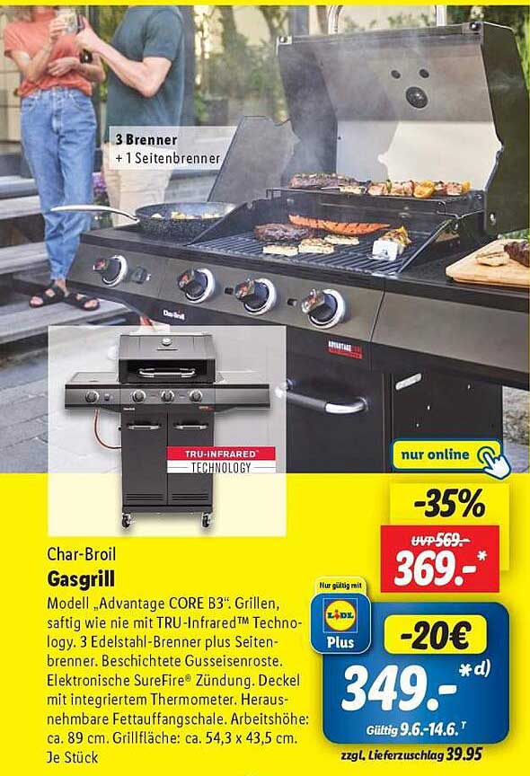 Char-Broil Gasgrill Modell Advantage CORE B3