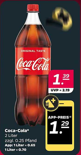 Coca-Cola 2 Liter Flasche