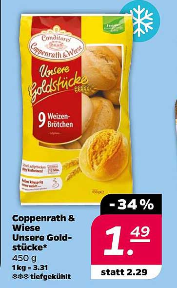 Coppenrath & Wiese Unsere Goldstücke – 9 Weizen-Brötchen