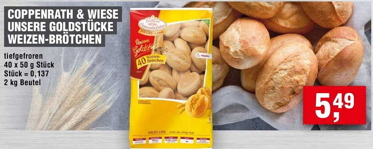 COPPENRATH & WIESE UNSERE GOLDSTÜCKE WEIZEN-BRÖTCHEN