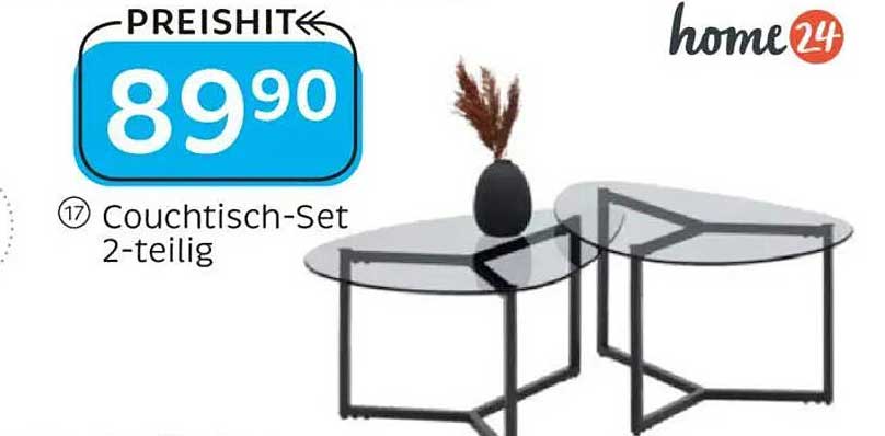 Couchtisch-Set 2-teilig