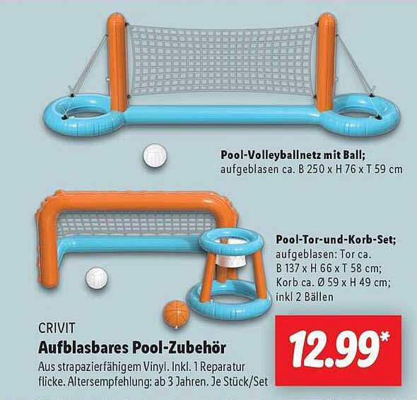 CRIVIT Aufblasbares Pool-Zubehör