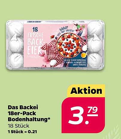 Das Backei 18er-Pack Bodenhaltung*