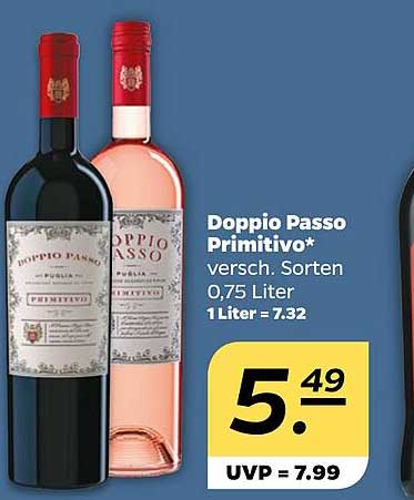 Doppio Passo Primitivo - verschiedene Sorten 0,75 Liter
