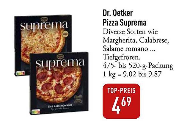 Dr. Oetker Pizza Suprema