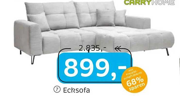 Ecksofa von CARRYHOME - nur 899,- statt 2.835,-