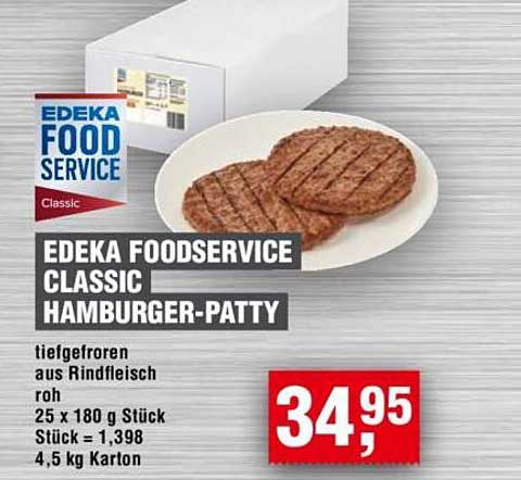 EDEKA FOODSERVICE Classic Hamburger-Patty