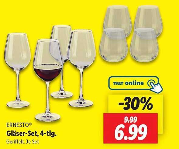 ERNESTO® Gläser-Set, 4-tlg.
