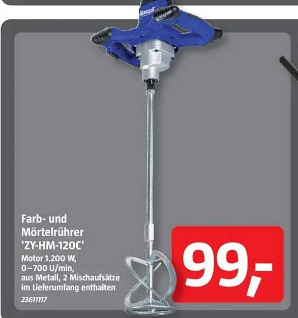Farb- und Mörtelrührer 'ZY-HM-120C'