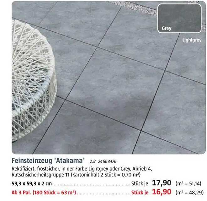 Feinsteinzeug 'Atakama'