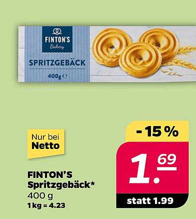 FINTON’S Spritzgebäck 400 g - Nur bei Netto