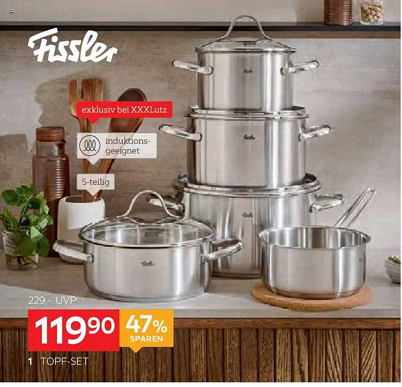 Fissler Topf-Set 5-teilig – exklusiv bei XXXLutz
