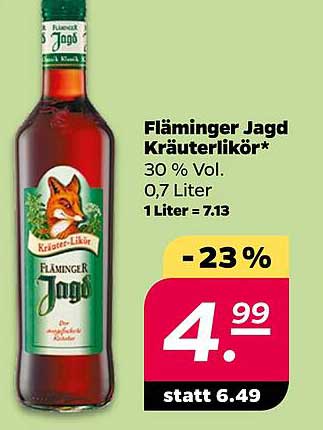 Fläminger Jagd Kräuterlikör 0,7 Liter - 30 % Vol.