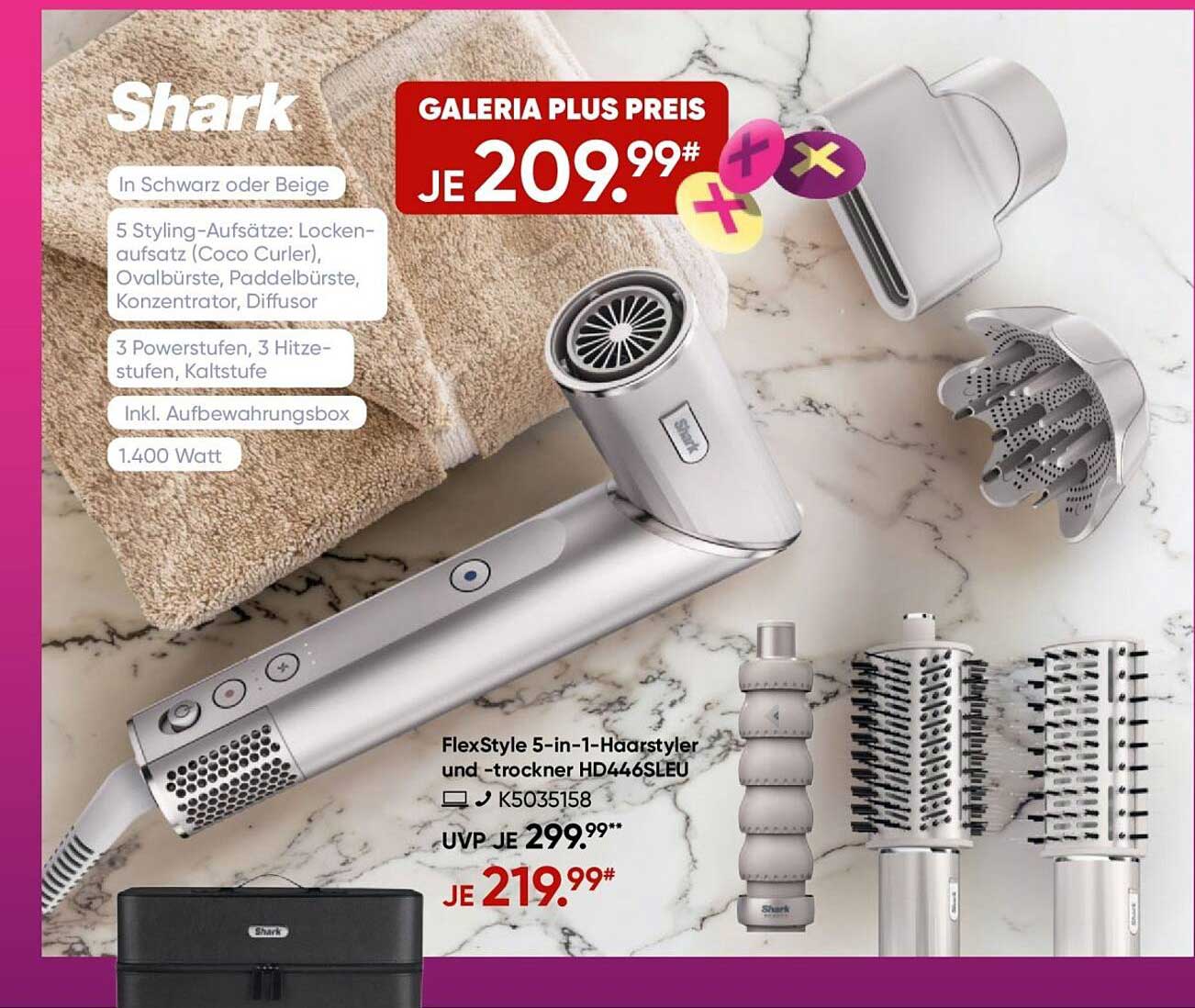 FlexStyle 5-in-1-Hairstyler und -trockner HD446SLEU
