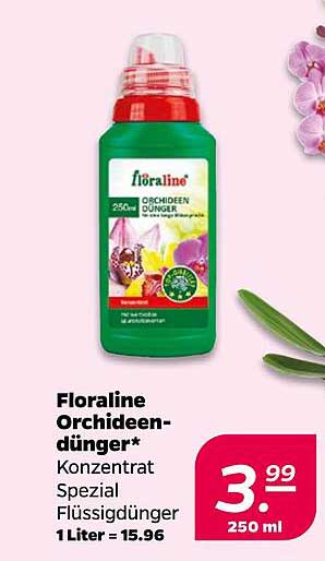 Floraline Orchideendünger* - Spezial Flüssigdünger für Ihre Pflanzen