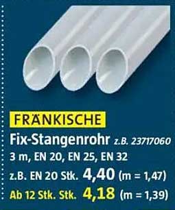 FRÄNKISCHE Fix-Stangenrohr z.B. 23717060