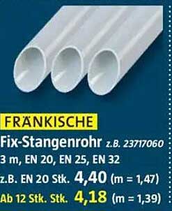 FRÄNKISCHE Fix-Stangenrohr z.B. 23717060