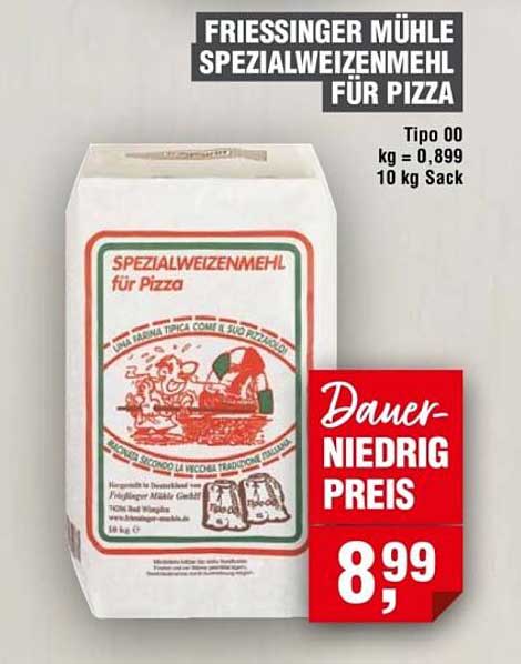 Friessinger Mühle Spezialweizenmehl für Pizza