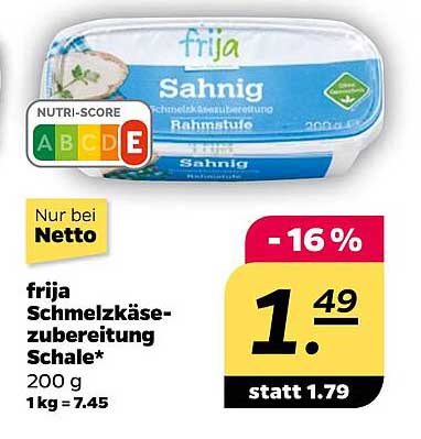 frija Schmelzkäse-Zubereitung Schale 200 g