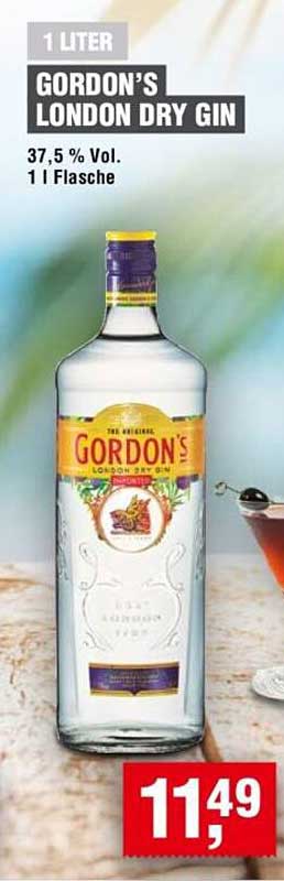 Gordon's London Dry Gin 1 Liter