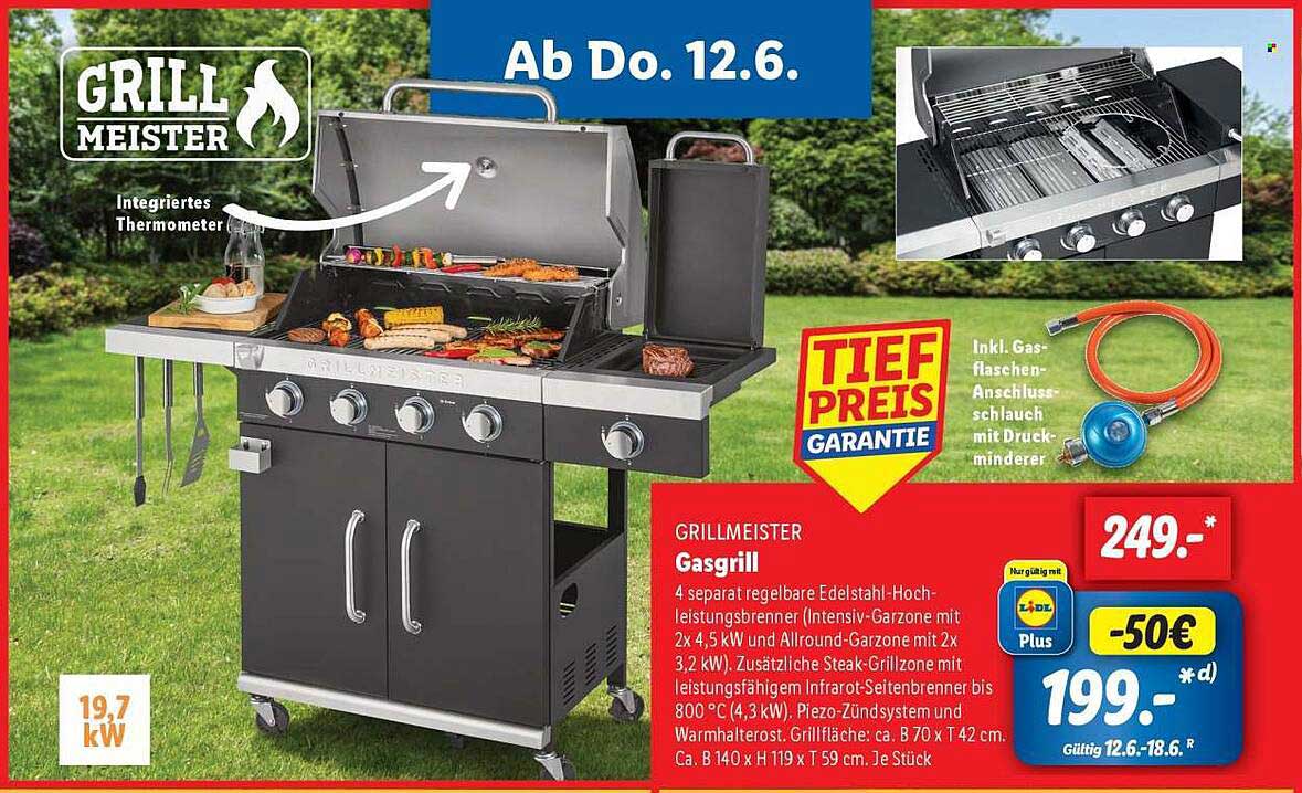 GRILLMEISTER Gasgrill