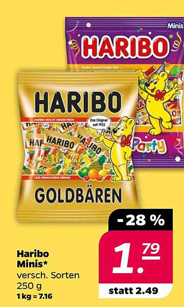 Haribo Minis Goldbären 250 g